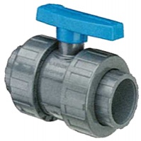 Vannes PVC avec raccord union a coller Sté APA 37