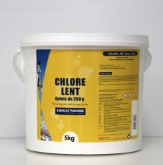 Chlore lent 250g  5 Kgs