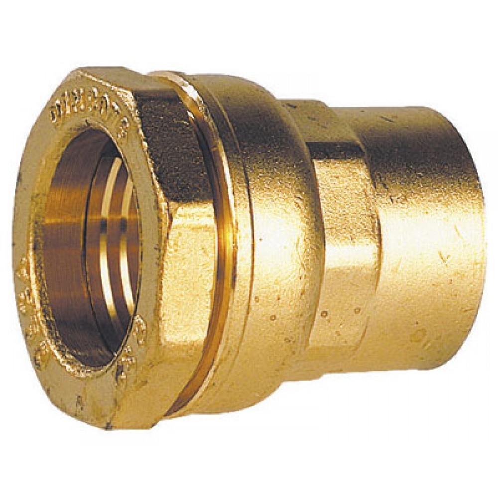 RACCORD LAITON FEMELLE A COMPRESSION POUR PE Sté APA 37